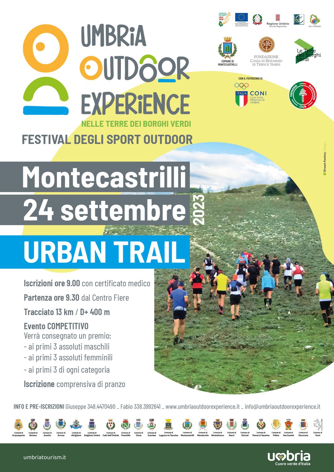 Locandina dell'evento Urban Trail di Umbria Outdoor Experience